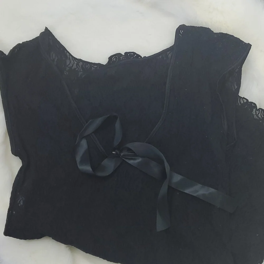 Vintage Undercover Wear black lace lingerie women size M
